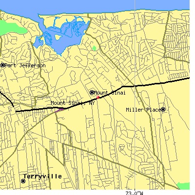 Mount Sinai map