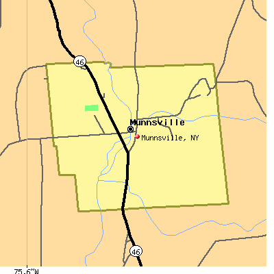 Munnsville map
