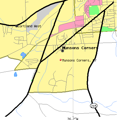 Munsons Corners map