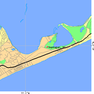 Napeague map