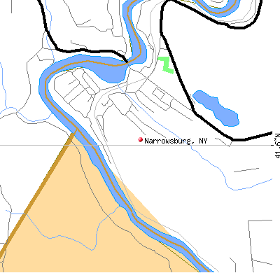 Narrowsburg map