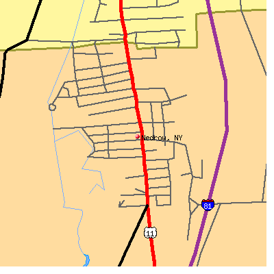 Nedrow map