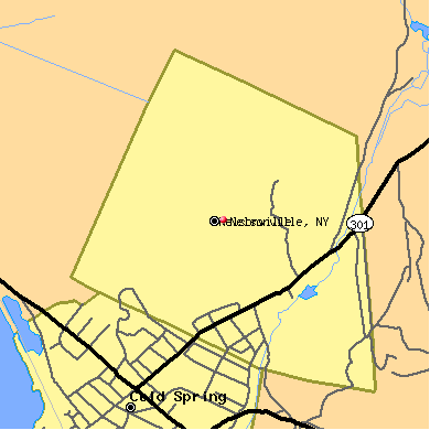 Nelsonville map