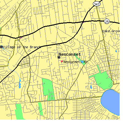 Nesconset map