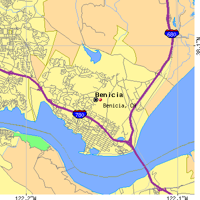 Benicia map