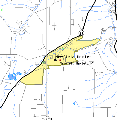 Newfield Hamlet map