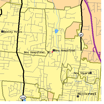 New Hempstead map