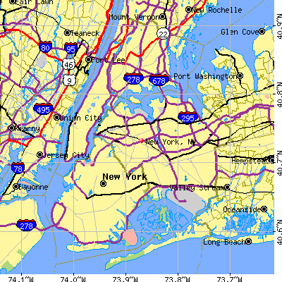 New York map