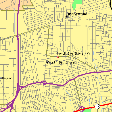 North Bay Shore map