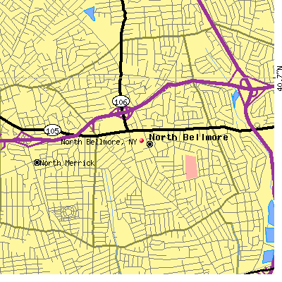 North Bellmore map