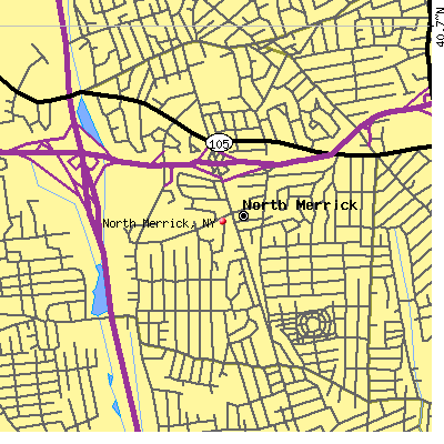 North Merrick map