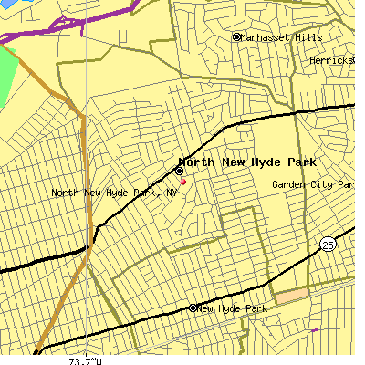 North New Hyde Park map