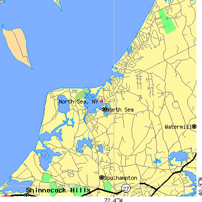North Sea map