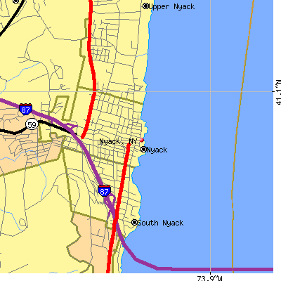 Nyack map