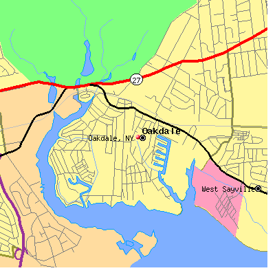 Oakdale map