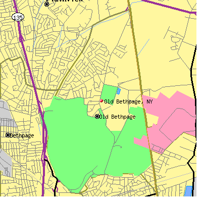 Old Bethpage map