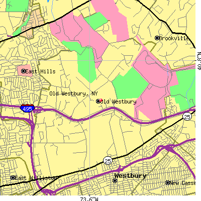 Old Westbury map