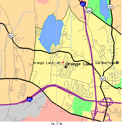 Orange Lake map