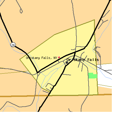 Oriskany Falls map