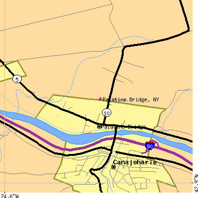 Palatine Bridge map
