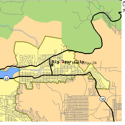 Big Bear City map