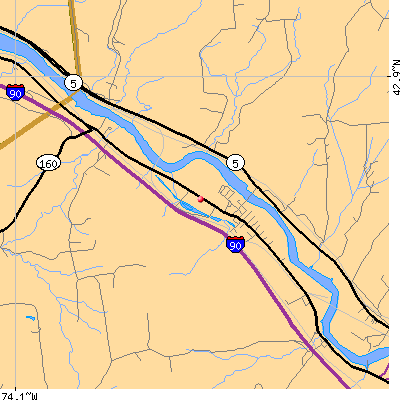 Pattersonville-Rotterdam Junction map