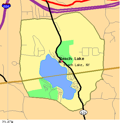 Peach Lake map