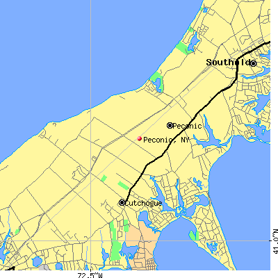 Peconic map