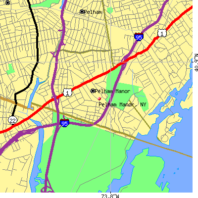 Pelham Manor map