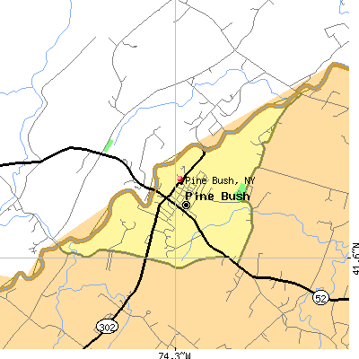 Pine Bush map