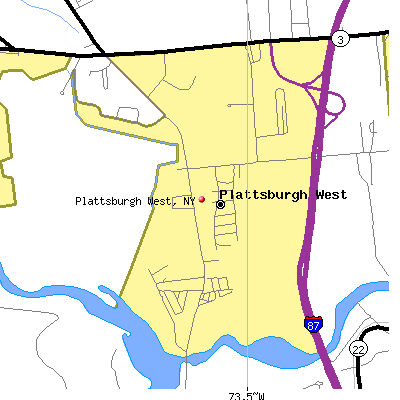 Plattsburgh West map