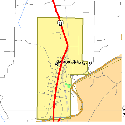 Garden City map