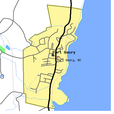 Port Henry map