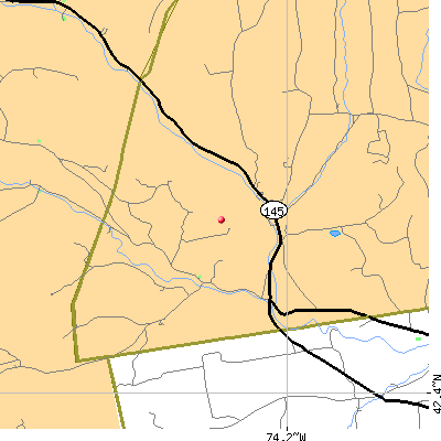 Preston-Potter Hollow map
