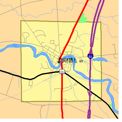 Pulaski map