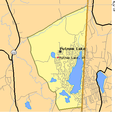 Putnam Lake map