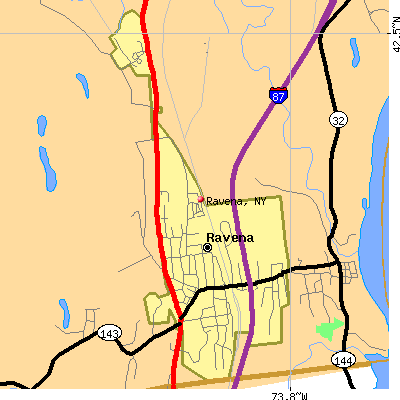 Ravena map