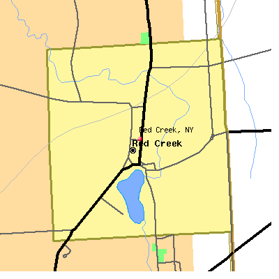 Red Creek map