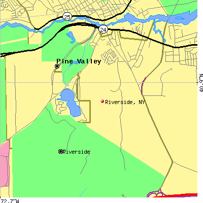 Riverside map