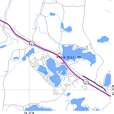 Rock Hill map