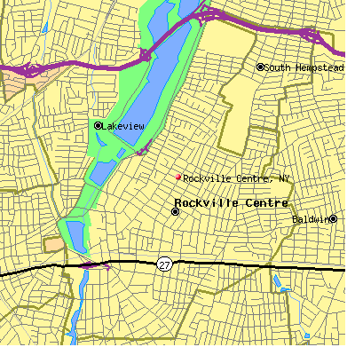 Rockville Centre map