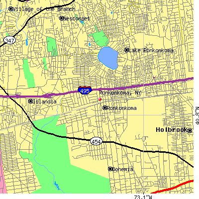 Ronkonkoma map