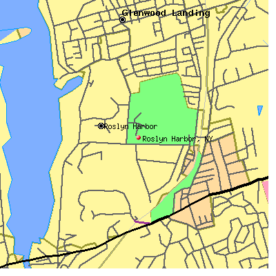 Roslyn Harbor map