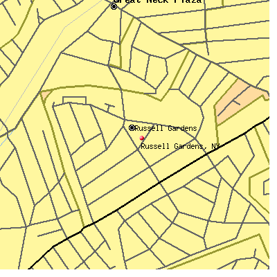 Russell Gardens map