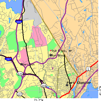 Rye Brook map