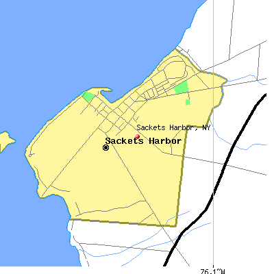 Sackets Harbor map