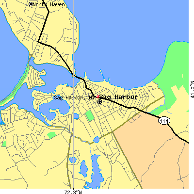 Sag Harbor map