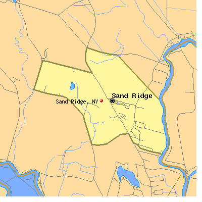 Sand Ridge map