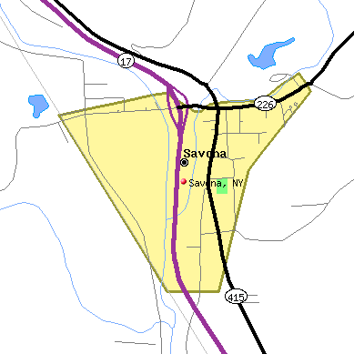 Savona map