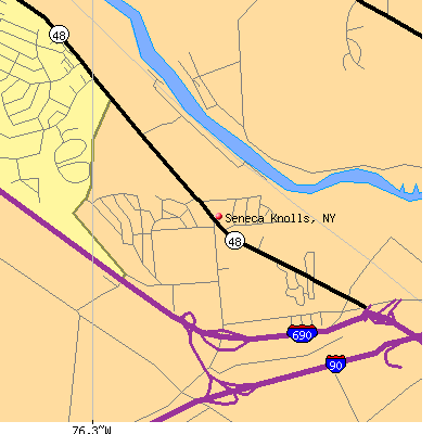 Seneca Knolls map